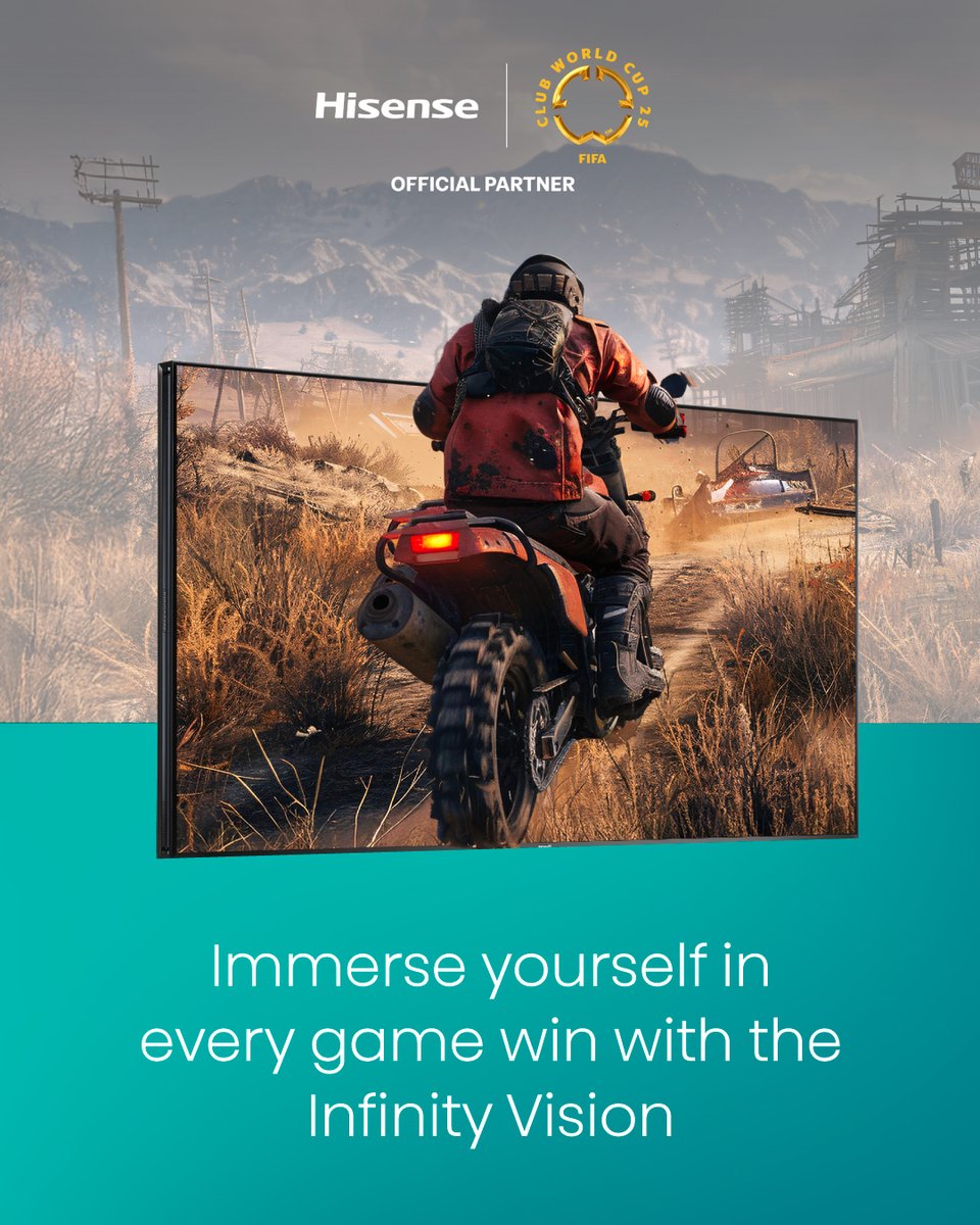 HisenseUg's tweet photo. No matter what you watch on the Hisense UX’s 100” screen, you’ll be
watching it with clear 120HGz motion, clean 4K AI Upscaled image, and crisp 4.1.2 Multi-Channel Surround Sound.
#Hisense #AIYourLife #Quality #Tech #ULEDMiniLED
#HisenseTVGlobalNo2 #Hisense100InchPlusTVGlobalNo1 https://t.co/jEjlEI4wlU