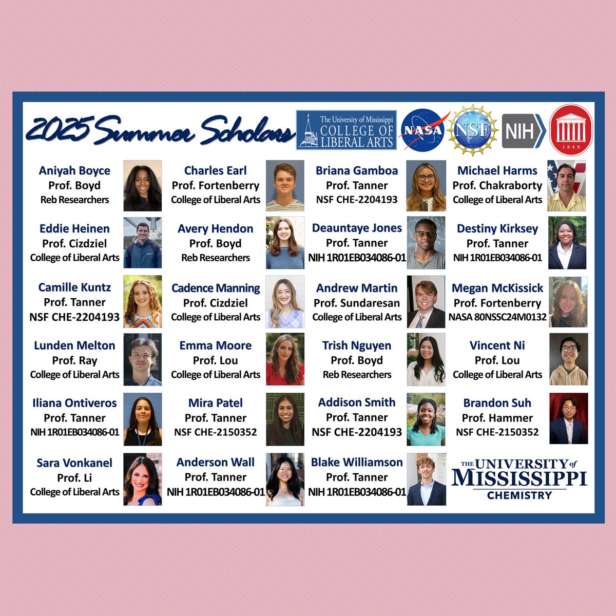 Welcome to our visiting Research Experience for Undergraduate (REU) students and UM summer undergraduate researchers today! 

#nsffunded 
#nsfreu

<a href="/umlibarts/">UM Liberal Arts</a>