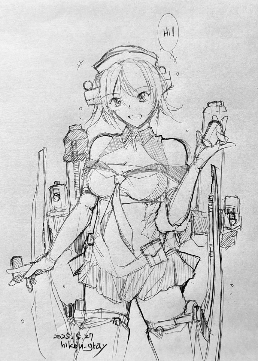 hikou_gray's tweet image. リチャード出ないので描けば出るのオカルトに縋るようになった糞提督ですw
#艦これ #Richard