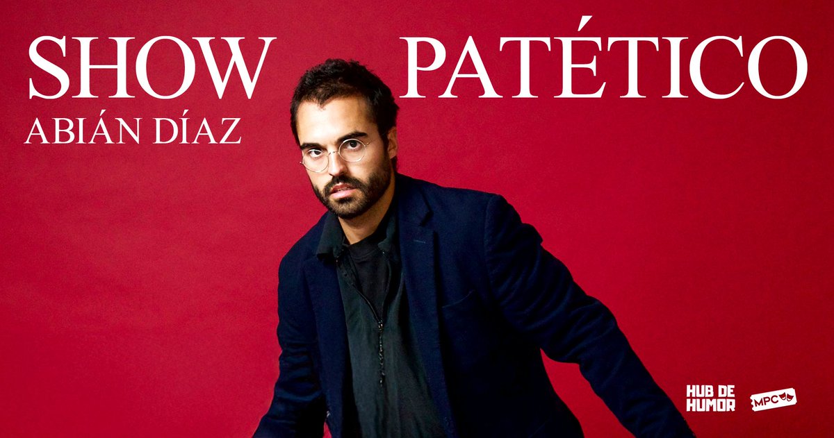 MPC Management (@mpc_management) on Twitter photo Burgos, prepárate para lo más patético del año con "Show Patético" de <a href="/Abian__Diaz/">Abián Díaz</a>
📅 30 de mayo
📍 Cultural Cordón <a href="/Fundcajaburgos/">Fundación Caja de Burgos</a>
Ríete de todo. Incluso de ti.
🎟️ Entradas 👉bit.ly/3FIsw6R Burgos, prepárate para lo más patético del año con "Show Patético" de <a href="/Abian__Diaz/">Abián Díaz</a>
📅 30 de mayo
📍 Cultural Cordón <a href="/Fundcajaburgos/">Fundación Caja de Burgos</a>
Ríete de todo. Incluso de ti.
🎟️ Entradas 👉bit.ly/3FIsw6R