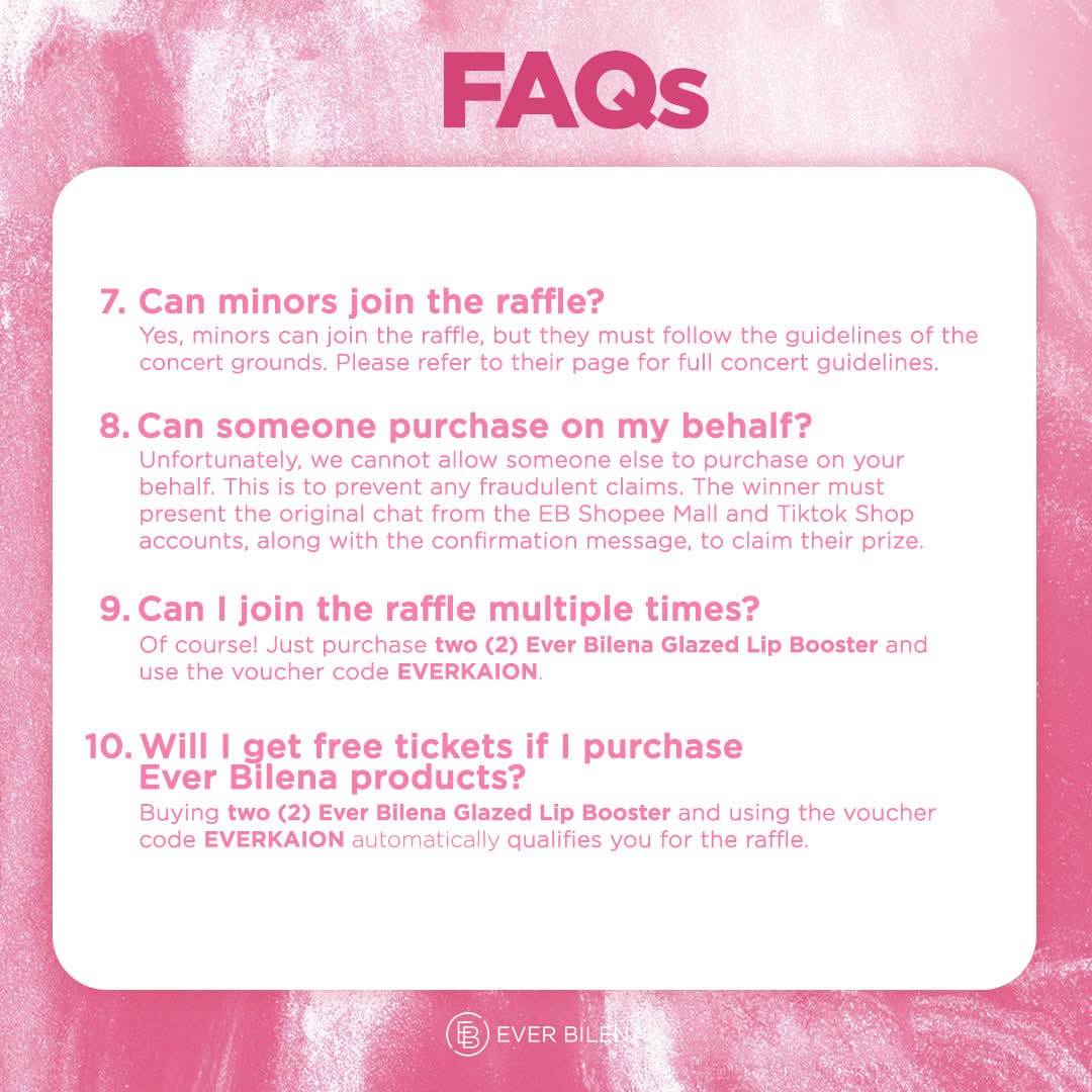 suckubus_lee's tweet photo. EVER BILENA'S #KAIONinManila PLATINUM TICKET GIVE AWAY
Just check out 2pcs from EB GLAEZED LIP BOOSTER put the promo code " EVERKAION " before CHECKING out!!!
BUY HERE βοΈβοΈβοΈ https://t.co/87Pdo67iMY
https://t.co/87Pdo67iMY
#ForEveryBeauty #EverBilena #EverKAION https://t.co/fIF1s713X0