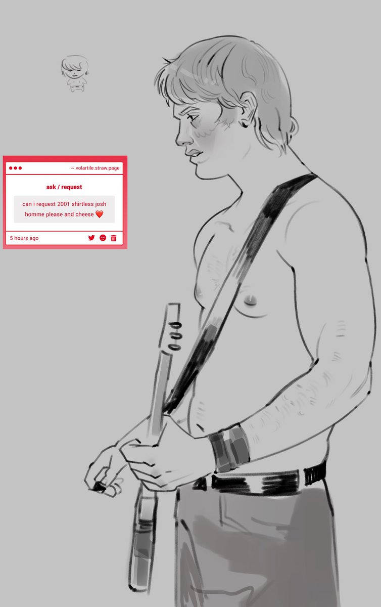 "can i request 2001 shirtless josh homme please and cheese ❤️" -> you want that fat boy so bad

#qotsa

 volartile.straw.page
