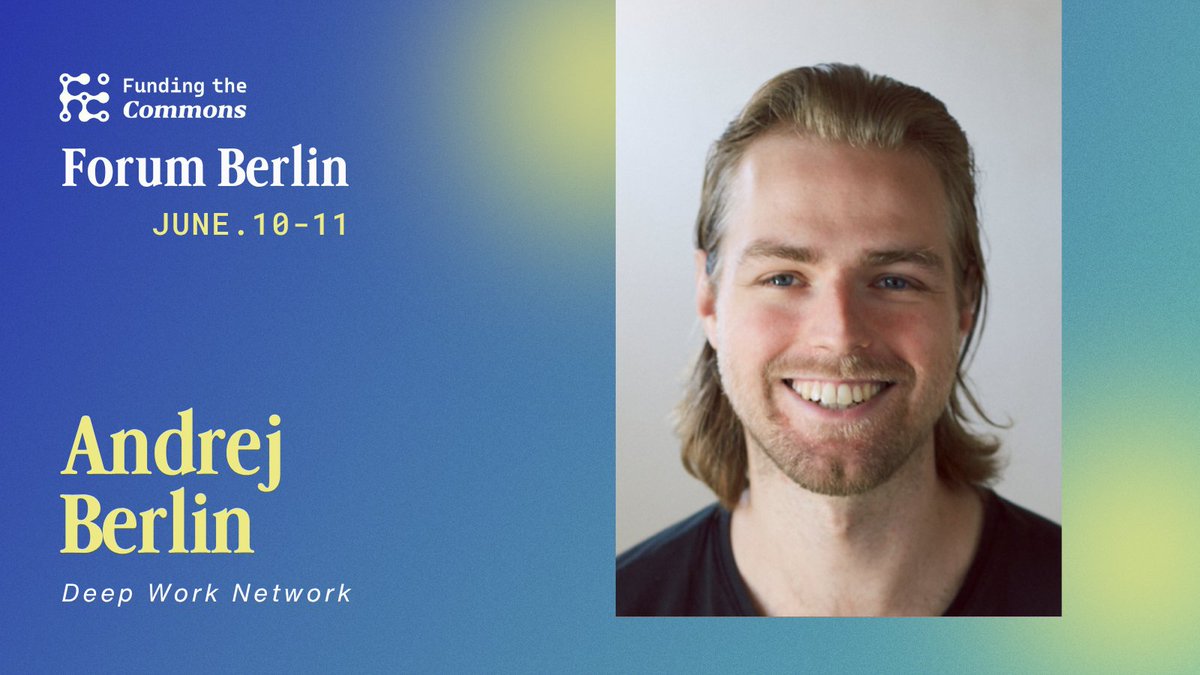 How do we design digital work that’s decentralized, collaborative—and still human? 🌀🔧

At Funding the Commons Forum Berlin, <a href="/kischiman/">Andrej Berlin</a> of <a href="/deepwork_studio/">Deep Work</a> shares lessons on building tools and workflows centered around care.