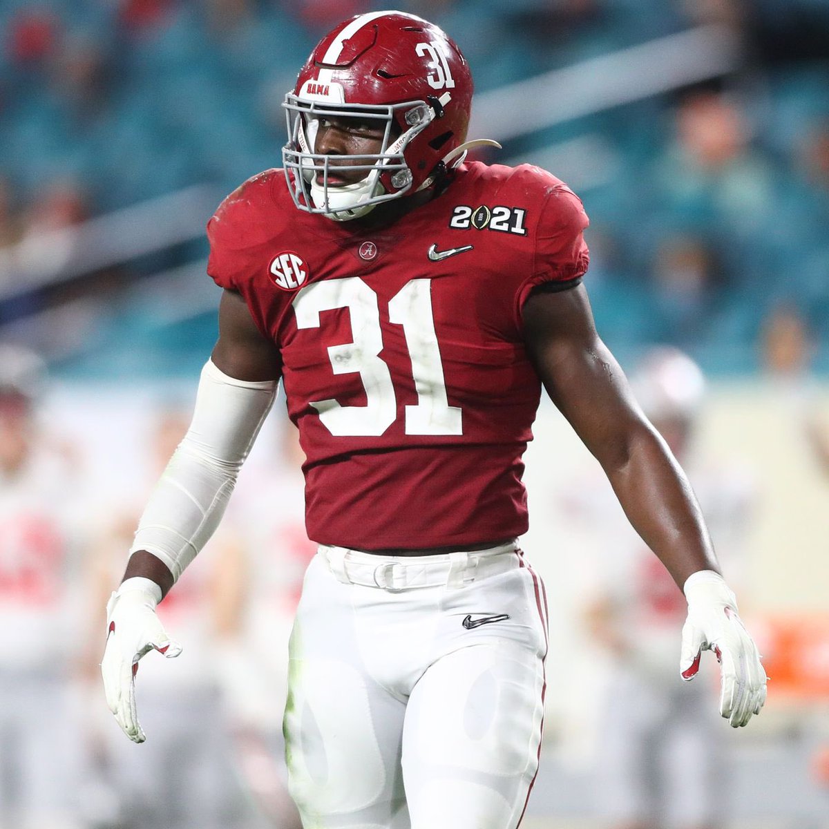 Alabama Football’s Top-10 Career Sack Leaders:

1) Derrick Thomas - 52
2) Will Anderson Jr. - 34.5
3) Jonathan Allen - 28
4) Kindal Moorehead - 25
5) Jaret Johnson - 23
6) Eric Curry - 22.5
T-6) Dallas Turner - 22.5
8) Wallace Gilberry - 21.5
9) Tim Williams - 21.0
10) Antwan