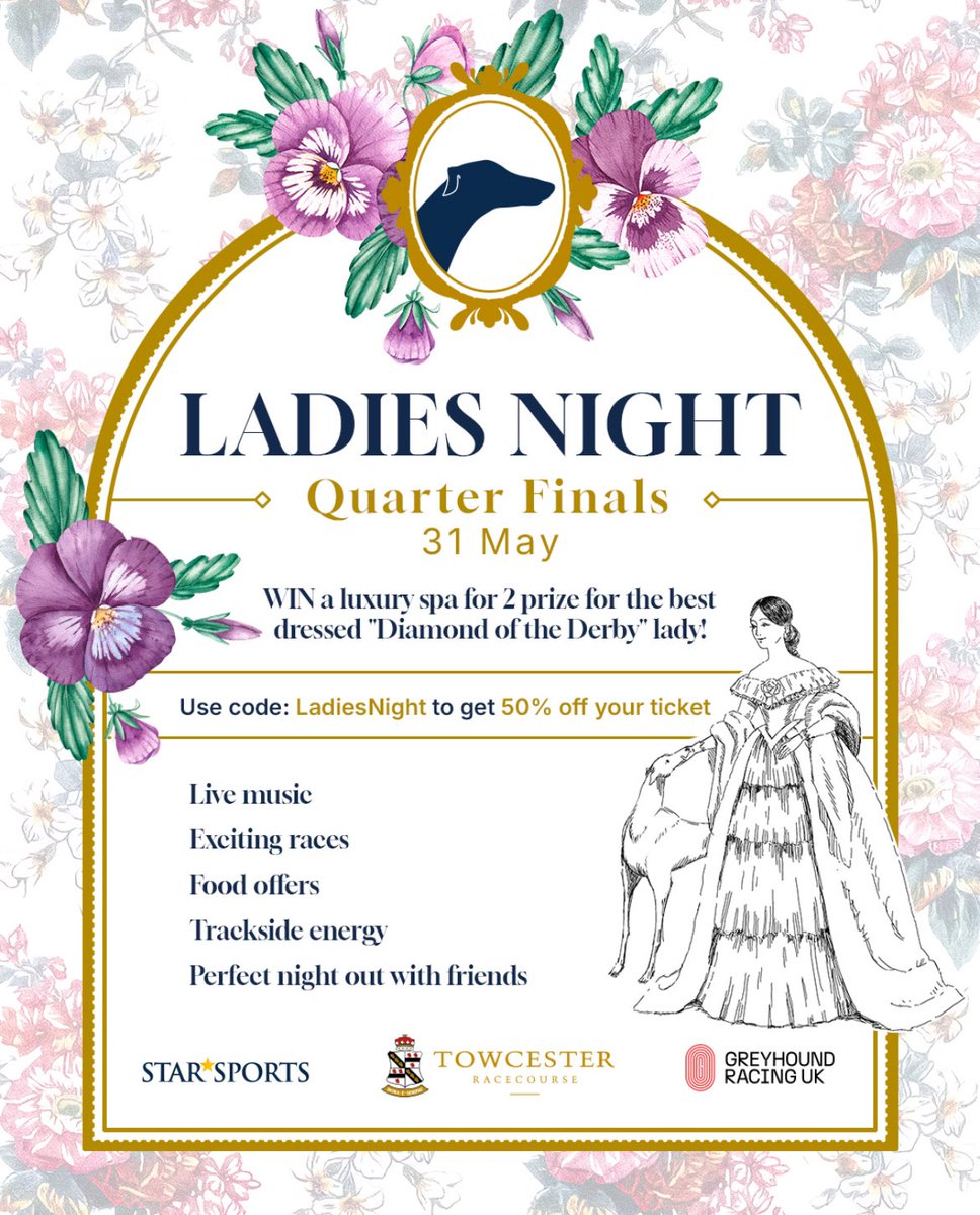 Half price for the Girls 👧 this Saturday and they are guaranteed to appreciate the great value on the Tote! Win a few quid and they are sure to come back! 💰