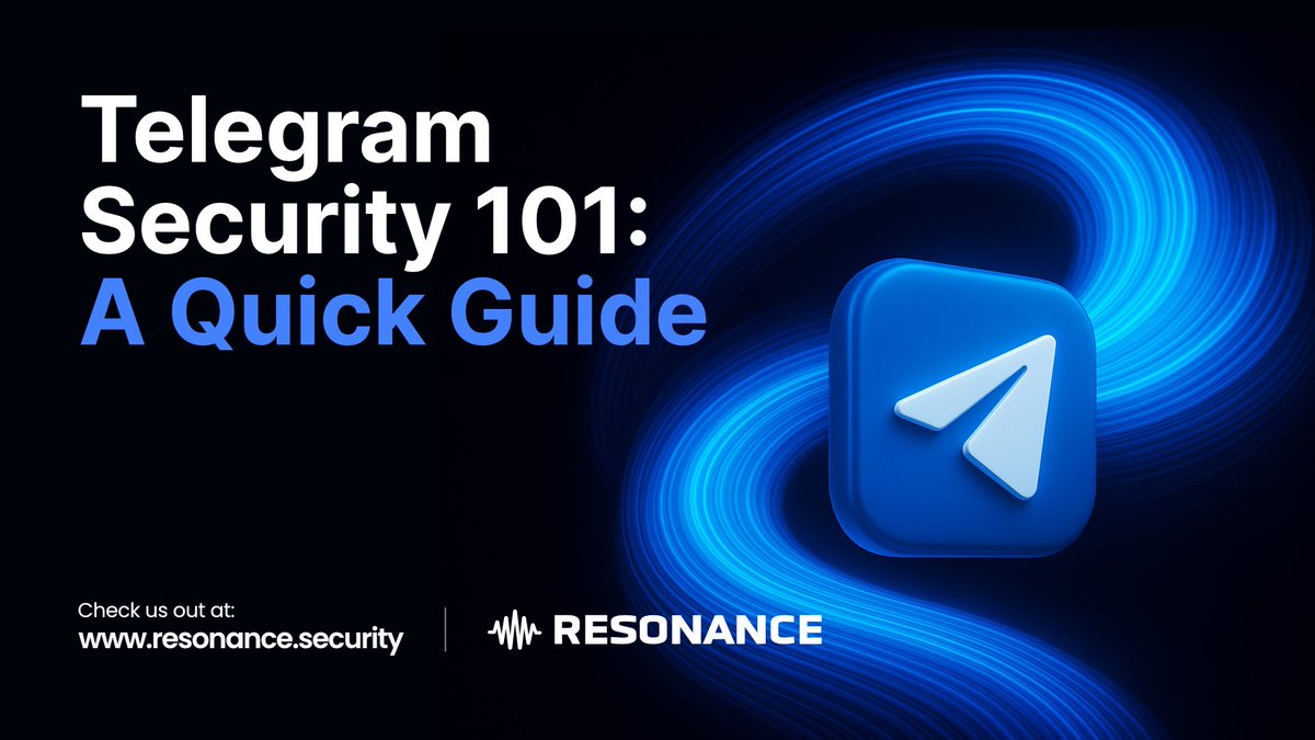 Resonance Security (@resonancesec) on Twitter photo 🚨Still using Telegram without hardening your #security?
You're just one click away from the trouble!
Learn how to protect your #Telegram and stay safe from hackers.
Read the full guide👇
resonance.security/blog-posts/tel…
〰️ <a href="/Resonancesec/">Resonance Security</a> 🚨Still using Telegram without hardening your #security?
You're just one click away from the trouble!
Learn how to protect your #Telegram and stay safe from hackers.
Read the full guide👇
resonance.security/blog-posts/tel…
〰️ <a href="/Resonancesec/">Resonance Security</a>