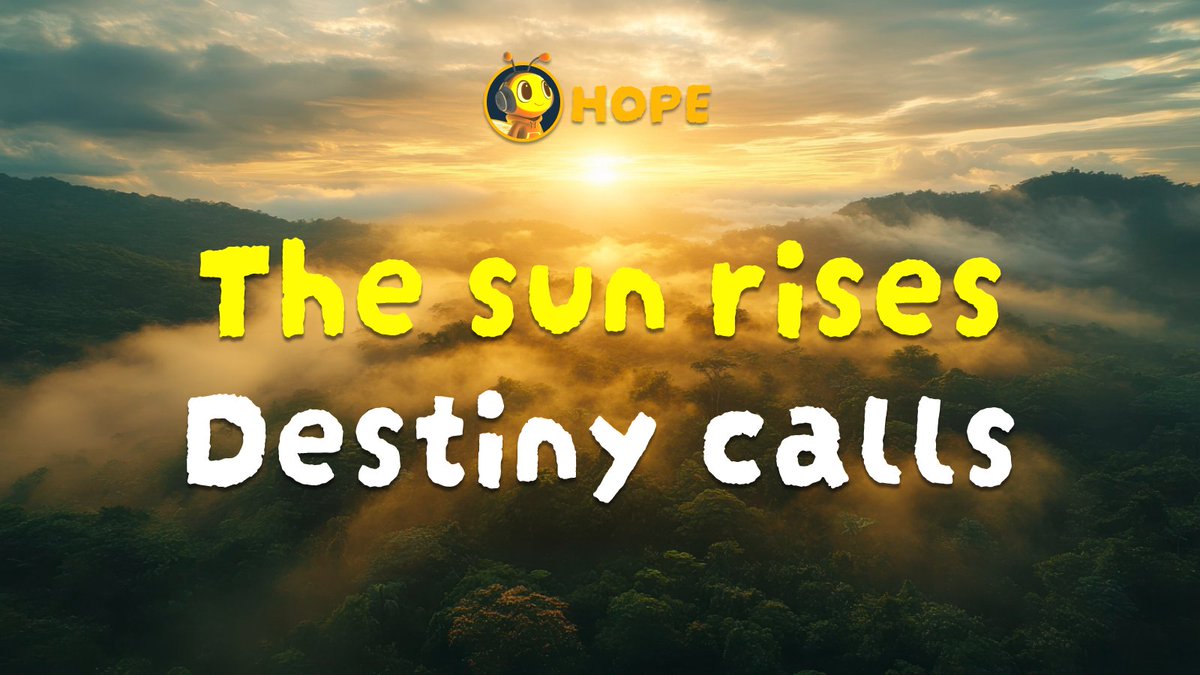 ☁️ Clouds don’t stop the sun. ☀️
⏳ Delays don’t erase destiny. 🌈
🚶‍♂️ Keep walking. I’m with you. 🫶
I’m $HOPE. 💛✨
<a href="/Hope_Dao/">HOPE</a>