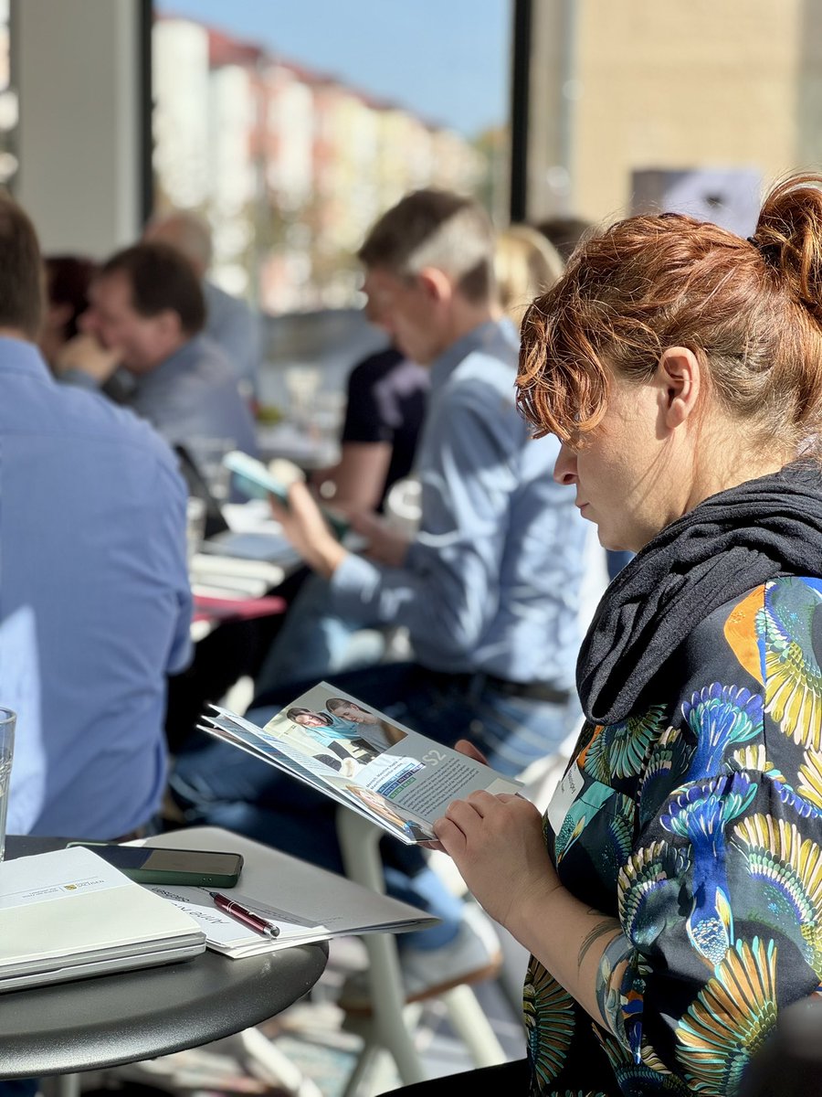 TactileInternet's tweet image. Today: visit from representatives from #LaSuB from across Germany at #ComSpace @LHub42 ! We showcased our #AI, #tactileinternet & #coding school modules. Highlight: a visit to the #CeTIBAR featuring our humanoid robot #Ameca! 🤖✨@tudresden_de @dfg_public
#CeTI #STEM #MINT