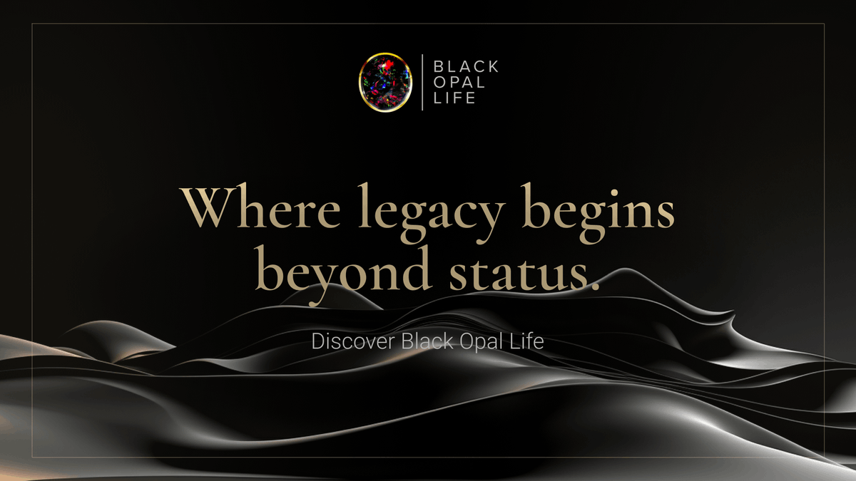 Luxury isn't branded. It's bespoke.

A world where value is understood, not announced, is where presence outweighs status.

Black Opal Life was created for those who no longer chase status. They've already outgrown it.