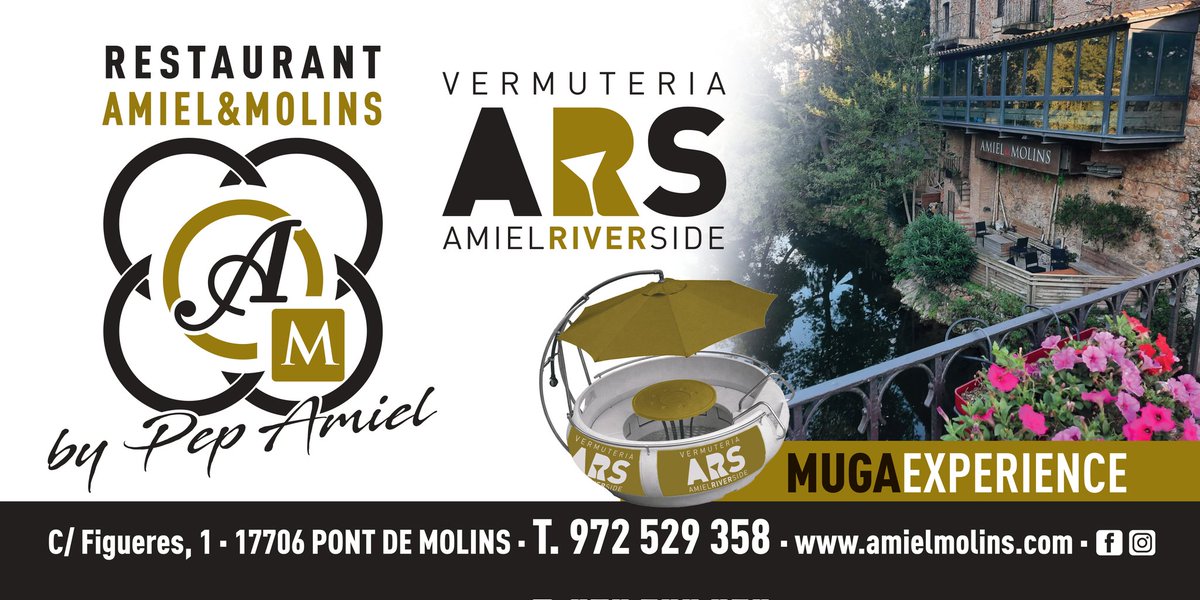 De la mà de Pep Amiel i des de l'any 2008, el restaurant AMIEL&amp;MOLINS és un referent gastronòmic a l'Empordà.
El 2023 es reconverteix en un  restaurant-vermuteria d'excel·lent qualitat,  amb una carta variada per gaudir d'esmorzars, vermuts i dinars.
#somperalada💚🤍