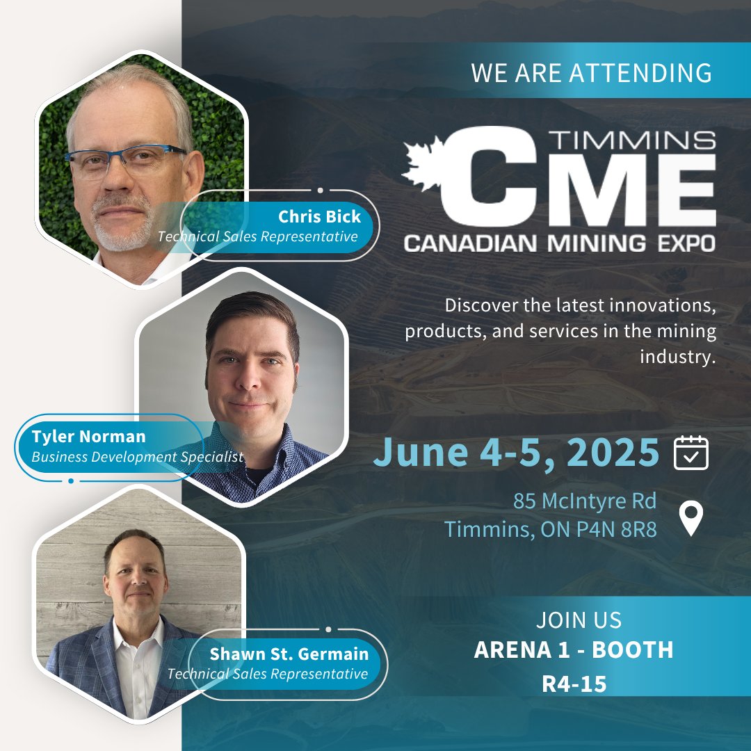 AtlasCopcoCa's tweet photo. Attending Timmins CME on June 4-5? 

Stop by Booth R4-15 in Arena 1 to meet our experts and learn how our solutions can support your operations and business goals. 

🌐Learn more about us: https://t.co/bTBfoQ067h

#CME2025 #Timmins #Mining #CanadianMiningExpo #AtlasCopcoCanada https://t.co/4PTUgpnnRe