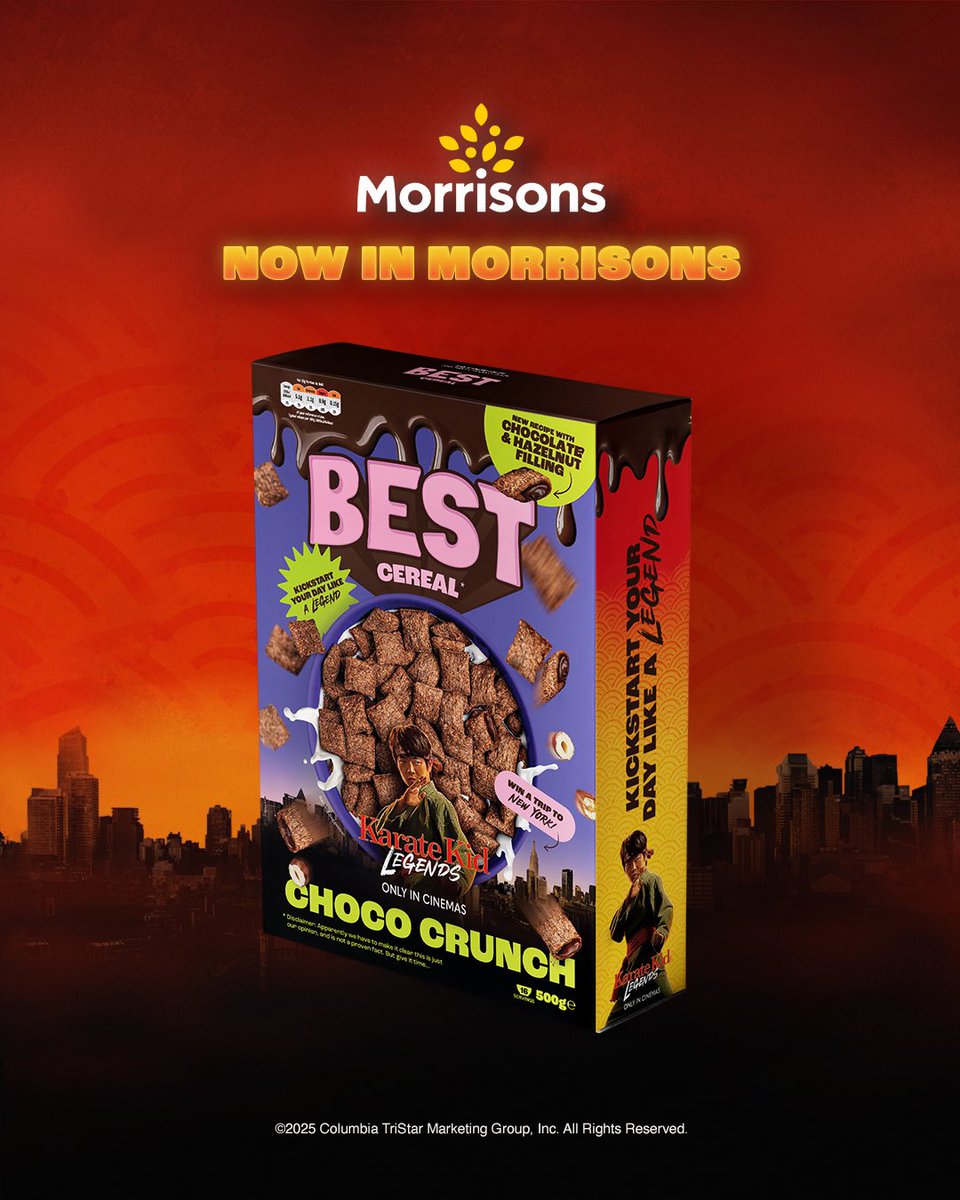 Kickstart your day like a legend. BEST, with a new chocolate filling, coming soon to <a href="/Morrisons/">Morrisons</a>.

Check out Karate Kid: Legends, only in cinemas May