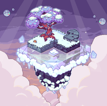ZephZrrn's tweet photo. My Dream Landz is this Legend Lumbering Land. I would love to cut trees and farm resources with it. I 
would also love the idea of having this resources to craft some collection buffs which will greatly increase our power. #PixelHeroesAdventure https://t.co/pzM7hBQLQS