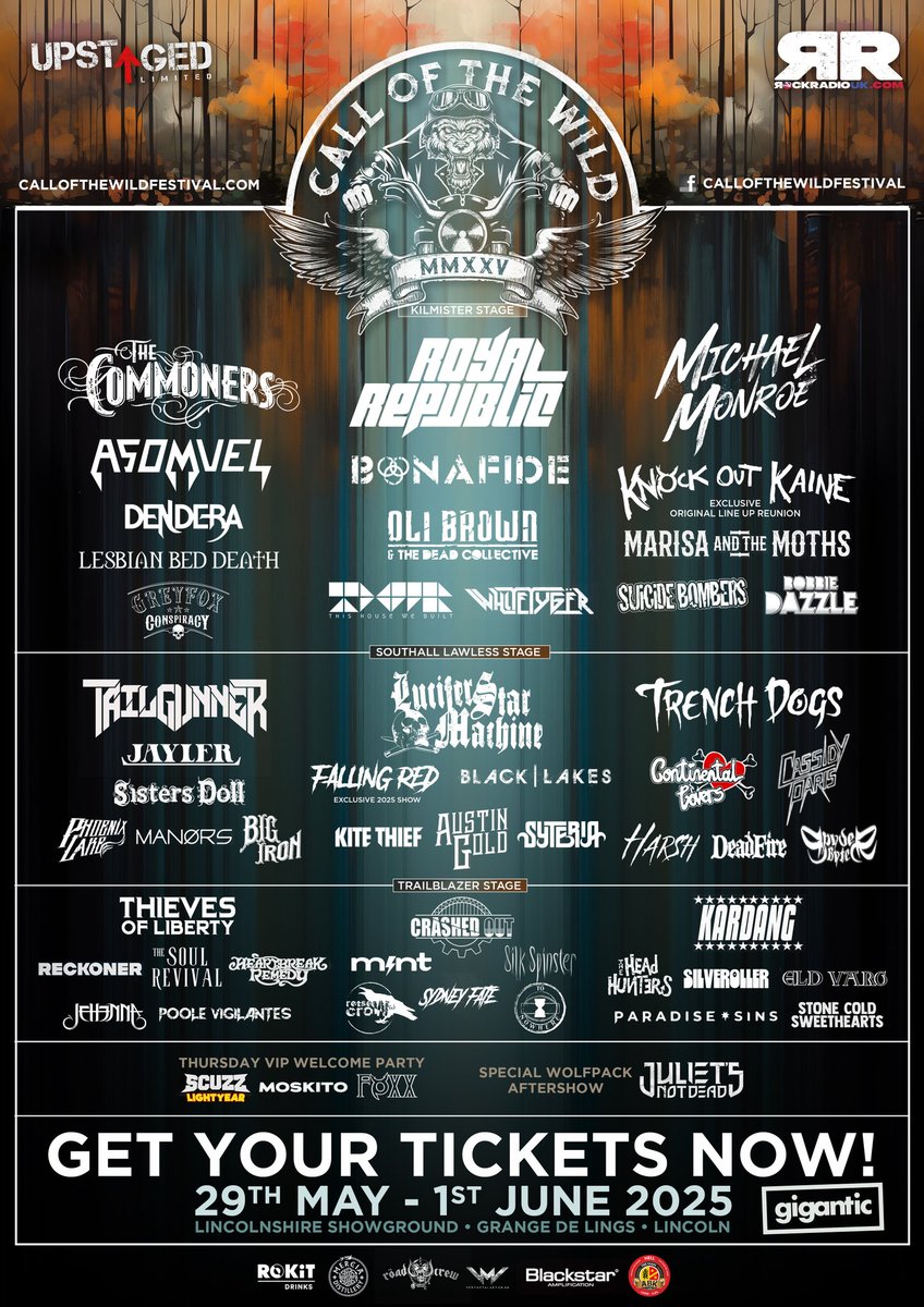 Next up for us is Call Of The Wild festival, this Friday