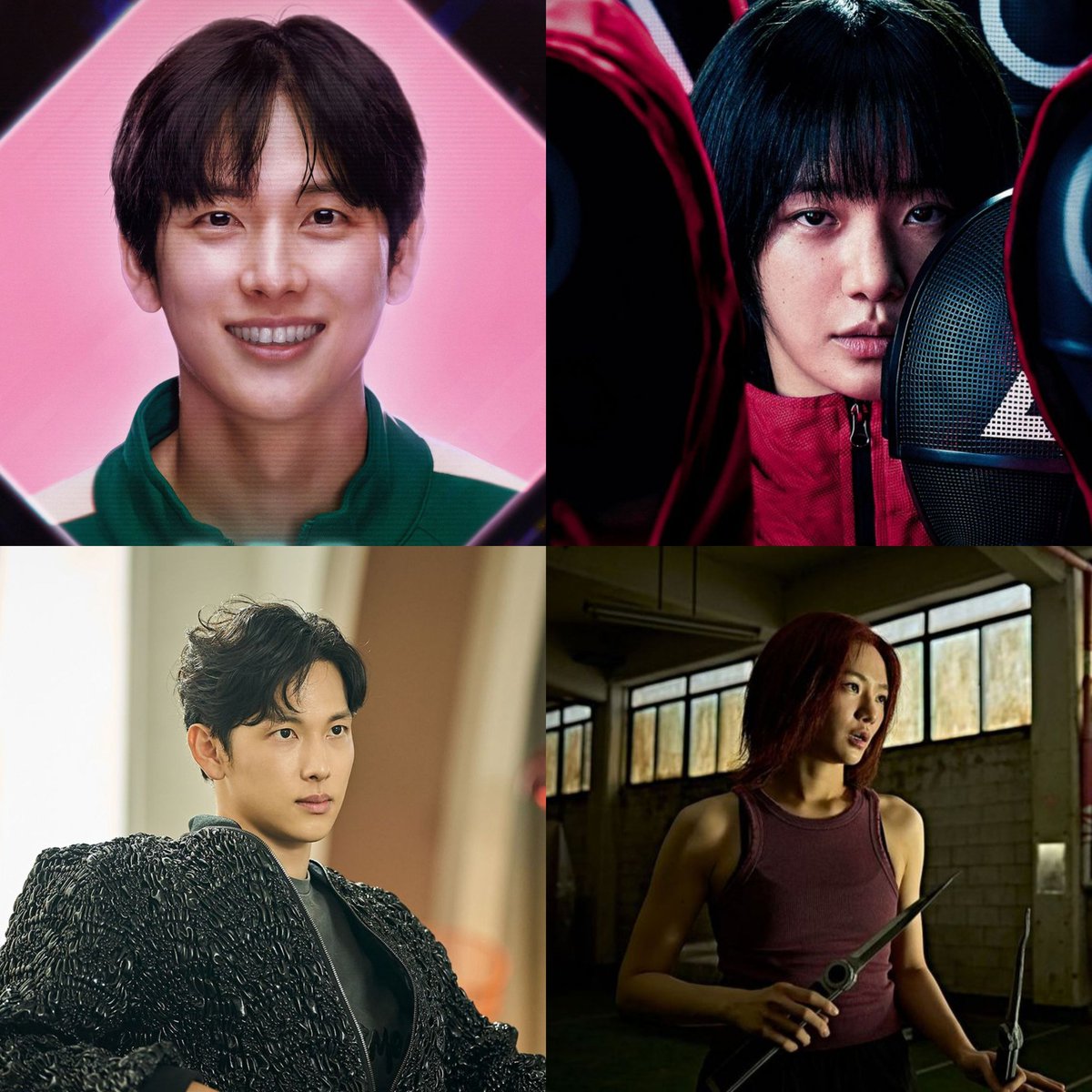 gyuyoungdaily's tweet photo. 📰 Harper's Bazaar Korea: "Once Is Not Enough" - Actors Reuniting Again... A Surge of 'Reunion Chemistry'" (Gyuyoung Cut)

#ImSiwan × #ParkGyuyoung > #SquidGame & #Mantis

"... In Squid Game Season 2, they appeared as Lee Myunggi, a failed crypto-investor YouTuber, and Kang Noeul, a guard who joined the Game to find her daughter left in North Korea, respectively, but the two had little direct interaction. While it’s unclear whether their stories will continue in Season 3 (yet to be released), they will be closely intertwined in the Netflix film Mantis, this time as friends and rival assassins!"