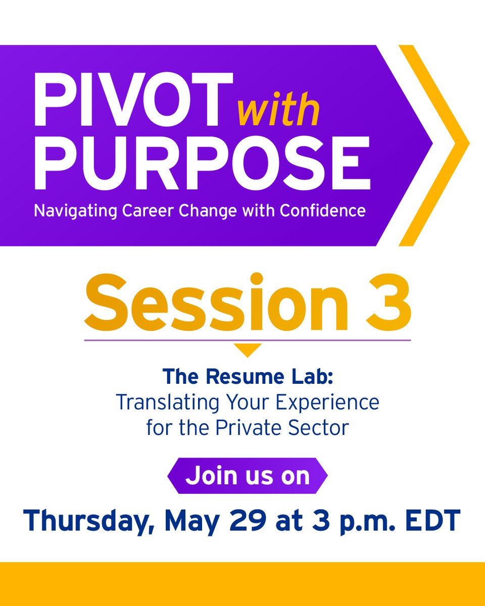 SECO (@dodmilspouse) on Twitter photo Shifting to the private sector? A resume upgrade may help! 📝 Join us on Thursday, May 29 at 3 p.m. EDT to get tips for revamping your resume from the experts. Register now: myseco.militaryonesource.mil/portal/events/… Shifting to the private sector? A resume upgrade may help! 📝 Join us on Thursday, May 29 at 3 p.m. EDT to get tips for revamping your resume from the experts. Register now: myseco.militaryonesource.mil/portal/events/…