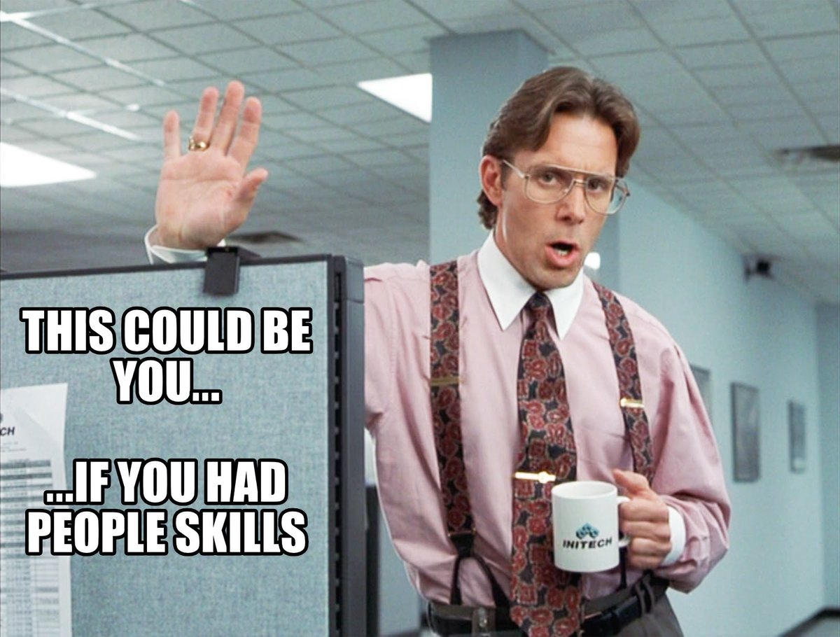 People in management are a bunch of lazy, stupid, incompetent, self-important, arrogant, power-hungry, overpaid clowns. And you desperately want to be one of them. Discussion with Michael Žabka starts at 16:00 in Small Cinema Hall. #discomfortzone #webexpo