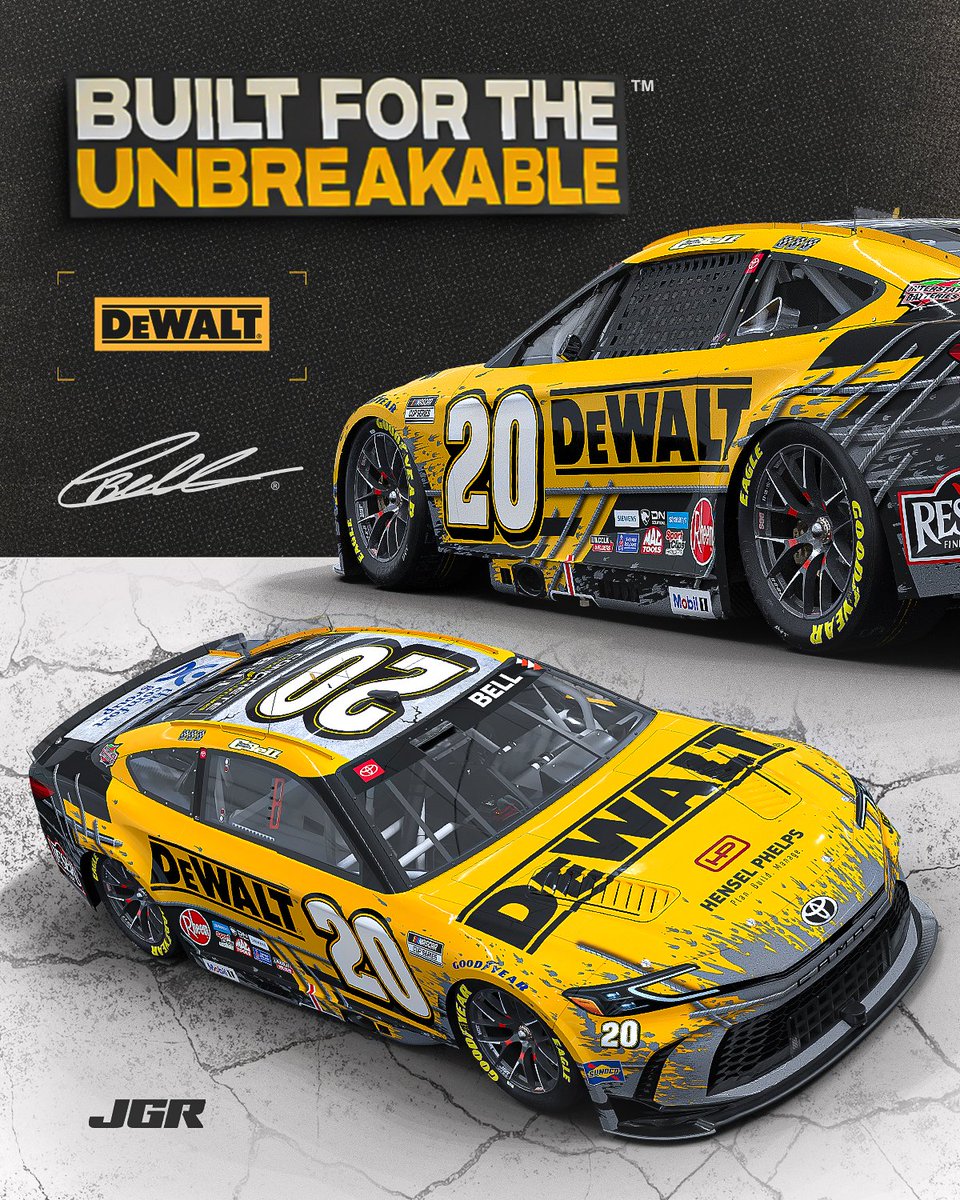 Built for the unbreakable 💪

@cbellracing and @dewalttough Concrete Solutions: the perfect pairing for Nashville Superspeedway’s 1.33 mile concrete track.