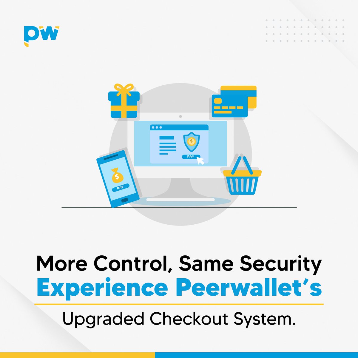 More Control, Same Security — Experience Peerwallet’s Upgraded Checkout System.

Learn more at peerwallet.com/doc/read?t=und…
