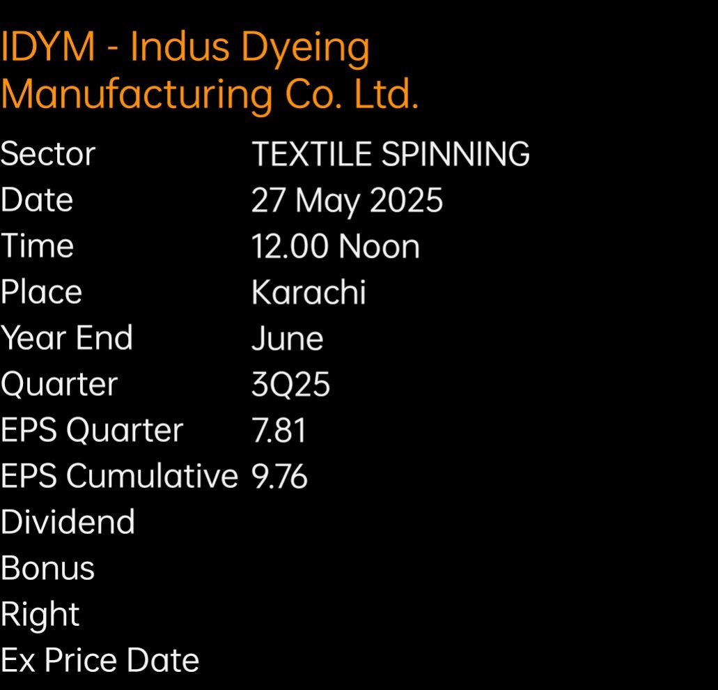 IDYM 

#PSX  #KSE100  #KMI30  #KSE30  #Profit #Stock #ETF #Bull  #Trend #Loss #Portfolio  #KSE #Technical #BEAR #Profit
#PSXDiscussionWithAcupOftea  #DIVIDENDS 
#image #Analaysis