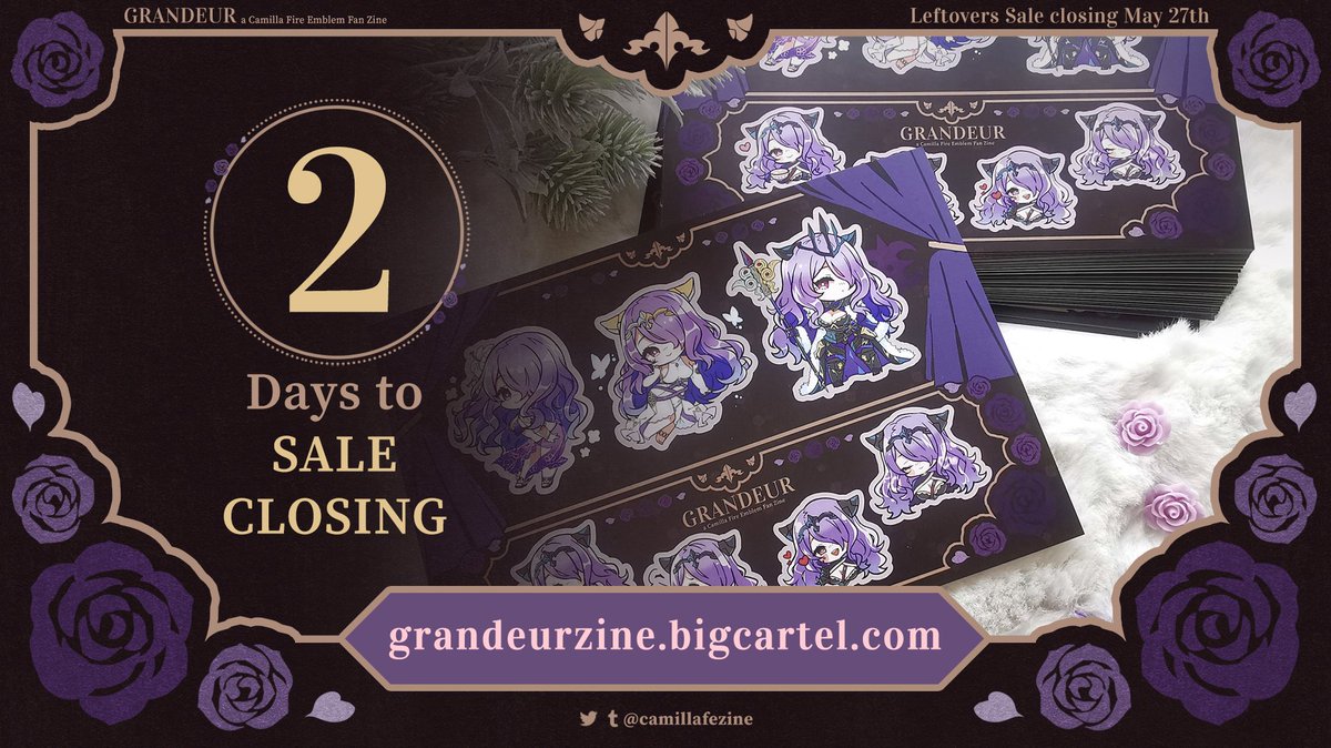 🌷💜 2 days left until SALE CLOSING! 💜🌷

Last copies of each limited edition merch items are running low. Don't let them slip you by! Get them now~