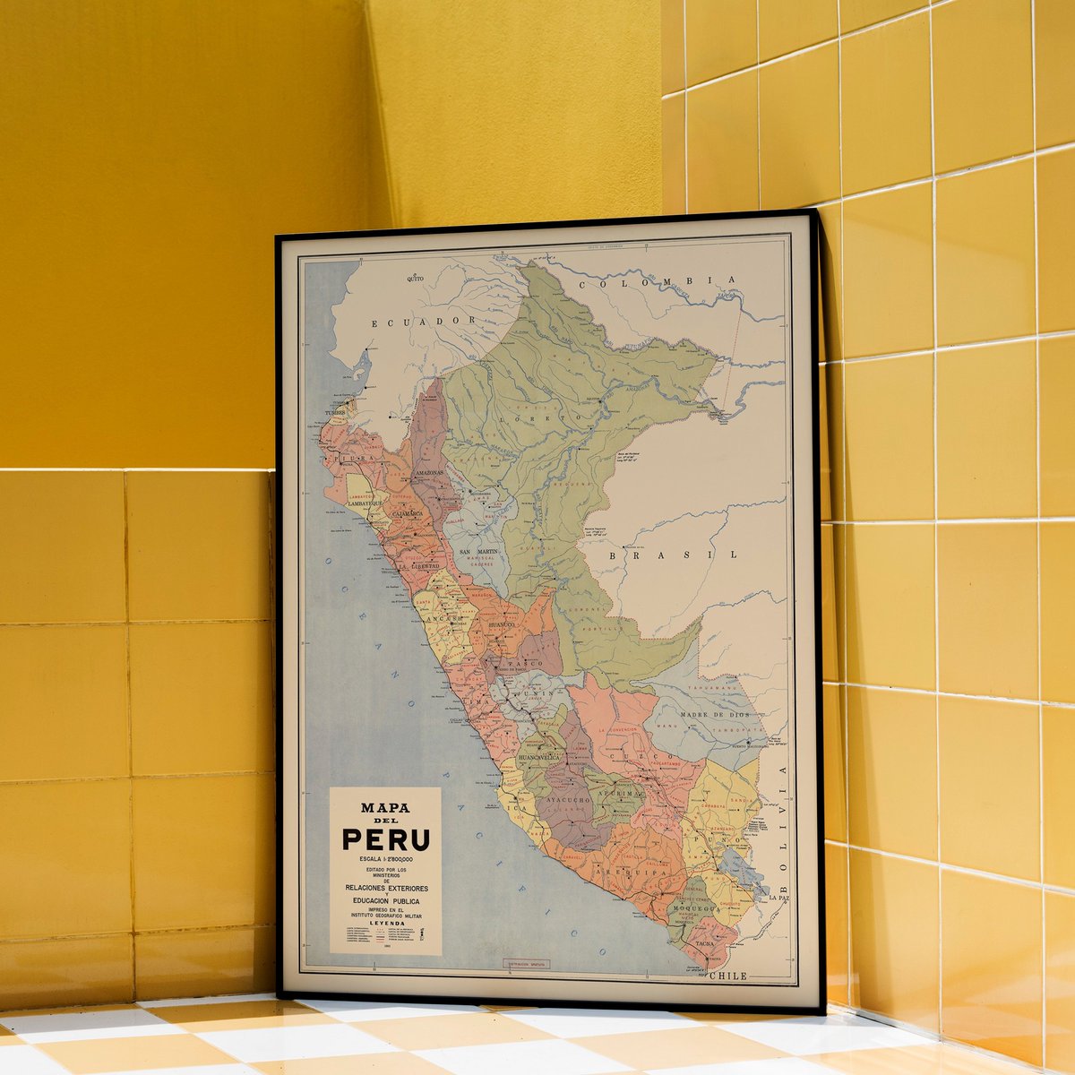 HistoricPictorx's tweet image. Vintage Map : Peru 1962 1, Mapa del Peru - Various sizes, framed &amp;amp; unframed options!

Shop today! 👉 historicpictoric.com/products/map-p… 

#HistoricPictoric #History #HistoricMaps #Vintage #WallArt #HistoryFacts #Art #Map