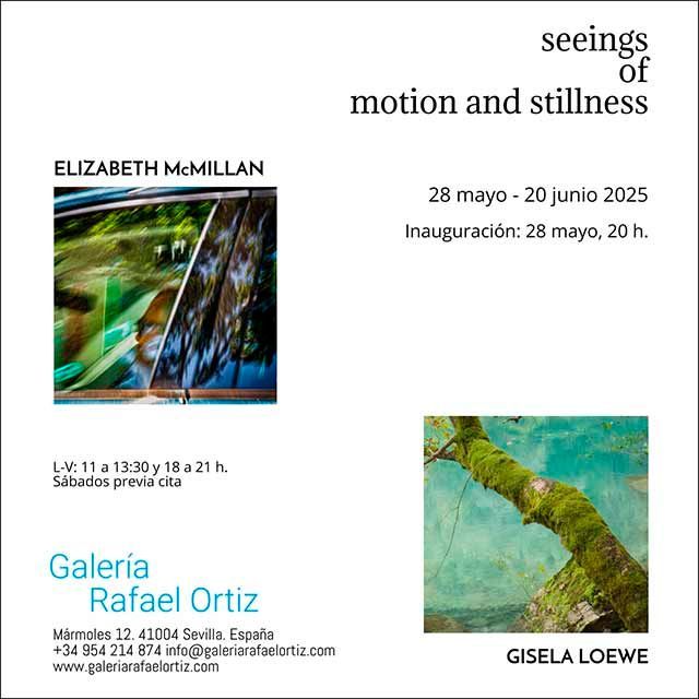 Exposición: "Seeings of motion and stillness" en la Galería Rafael Ortiz de #Sevilla 2025 (del 28 de mayo al 20 de junio) onsevilla.com/seeings-motion… <a href="/RafaelOrtizGal/">Galeria Rafael Ortiz</a>