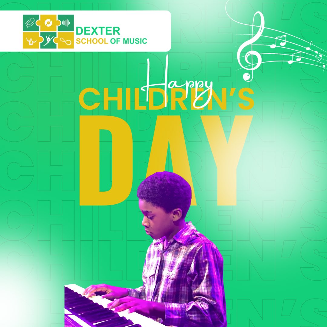 DSMabuja's tweet photo. Happy Children's day to our awesome students and all the children around the world. Stay curious, be daring, the world can't wait to see you unleash your potentials.

#happychildrensday
#dexterschoolofmusic
#musicshool
#abuja 
#AbujaTwitterCommunity https://t.co/6ngxwDIINc