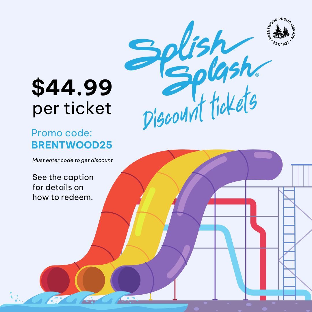 Brentwood Public Library (@brenlibny) on Twitter photo ๐ฆ Ready to make a splash this summer? ๐ Get your Splish Splash tickets for just $44.99 with promo code BRENTWOOD25! ๐โโ๏ธ๐ข
๐๏ธ Grab yours here: splishsplash.com/buy-tickets/opโฆ
๐ Select โCorporate partnerโ and enter the code to unlock the deal!
๐
Donโt wait โ summer fun is NOW! ๐ฆ Ready to make a splash this summer? ๐ Get your Splish Splash tickets for just $44.99 with promo code BRENTWOOD25! ๐โโ๏ธ๐ข
๐๏ธ Grab yours here: splishsplash.com/buy-tickets/opโฆ
๐ Select โCorporate partnerโ and enter the code to unlock the deal!
๐
Donโt wait โ summer fun is NOW!