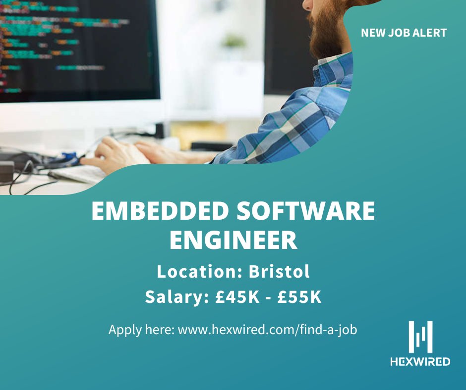 hexwired's tweet image. NEW JOB ALERT: Embedded Software Engineer💥
Position details:
📛Embedded Software Engineer
📌Bristol
💷£45K - £55K
Apply here➡️ ow.ly/Z3qy50VUYXN
#HexwiredRecruitment #EmbeddedSoftwareEngineer #TechjobsinBristol #JobOpening #UKJobs #Jobhunt #TechRecruitmentAgency