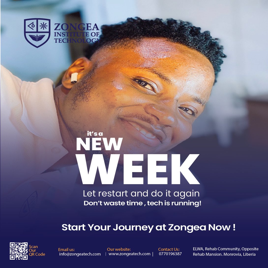 ZongeaTech's tweet photo. Unlock your potential and elevate your skills at Zongea Institute of Technology!  Join us for transformative training and learning experiences designed to empower you for the future. https://t.co/nb44qHRICQ
