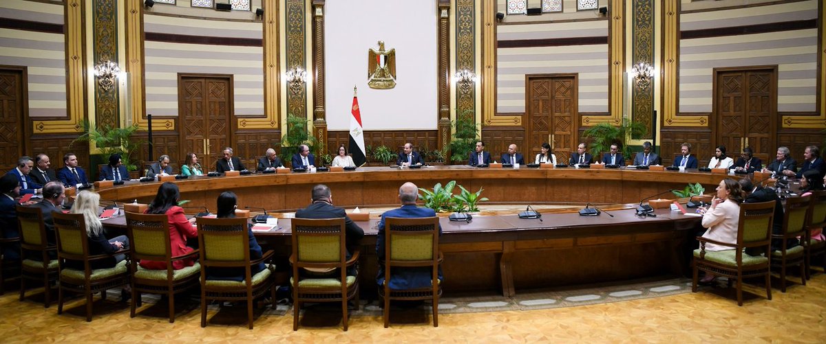 It was an honor to join a delegation of US policy &amp; business leaders in Egypt. During the visit we had the privilege of meeting with H.E. President Abdel Fattah El-Sisi &amp; over the course of two days we discussed the US-Egypt strategic relationship with H.E. Prime Minister Dr.