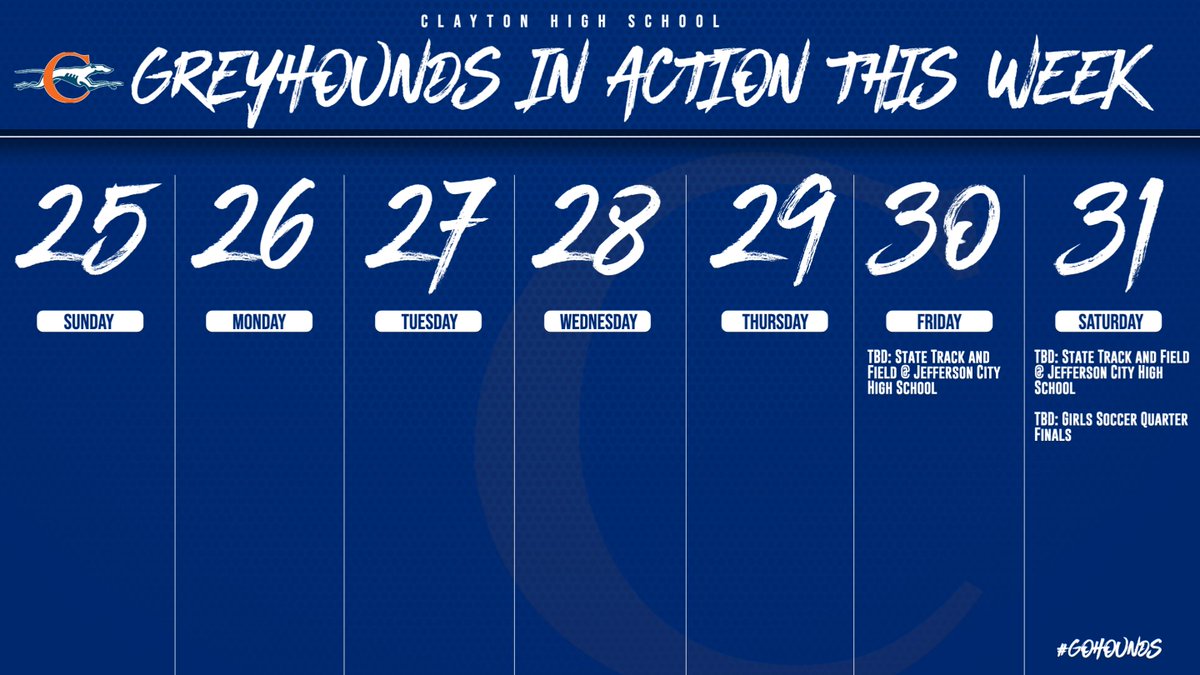 Clayton High School (MO) Athletics (@chsgreyhounds) on Twitter photo 