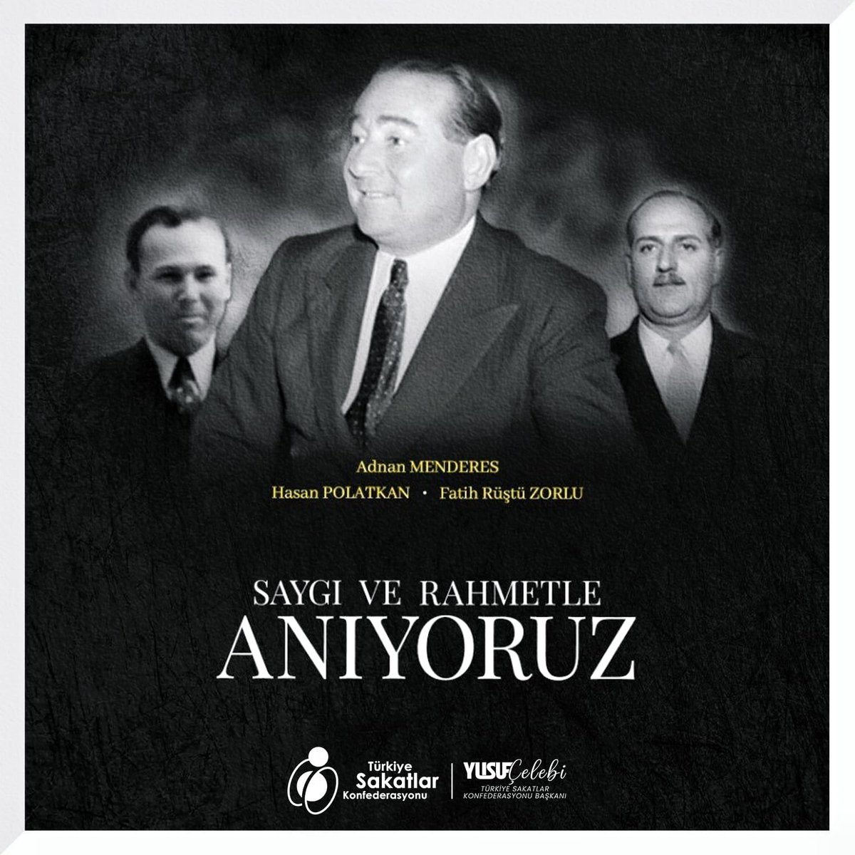 Türk demokrasi tarihinin kara lekelerinden biri olan 27 Mayıs 1960 darbesinin üzerinden 65 yıl geçti. 65 yıl önce bugün, milletimizin iradesi hiçe sayılmış; hukuk, adalet ve demokrasi ayaklar altına alınmıştır. Bu darbe, sadece demokratik bir hükümetin değil, doğrudan milletin