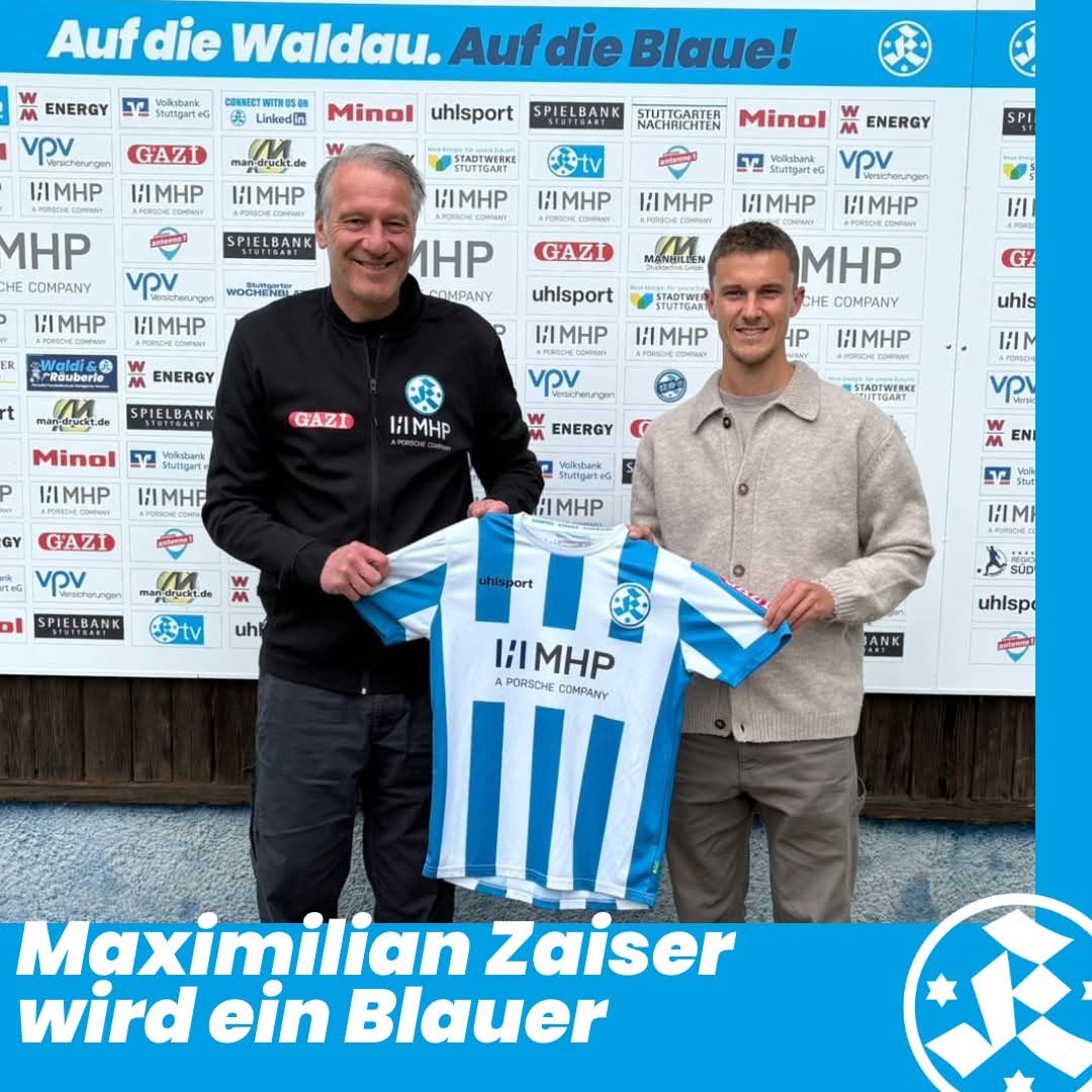 📣 Neuzugang bei den Blauen!

Die Stuttgarter Kickers verpflichten Maximilian Zaiser!

Der 26-jährige zentrale Mittelfeldspieler kommt von den Würzburger Kickers auf die Waldau und bringt Erfahrung aus der 3. Liga und Regionalliga mit. 💪🔵

👉 bit.ly/3SUGrKk
