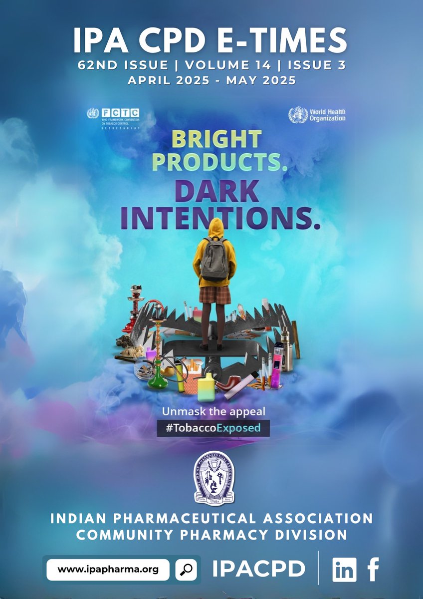 IPA_CPD's tweet photo. Here’s the 62nd Edition of the IPA CPD e-Times, focusing on World No Tobacco Day 2025! 🚭✨

Let’s join hands to raise awareness and champion a tobacco-free future! 💪

Learn more: https://t.co/zEC0lgTrO2

#IPA_CPD #IPA #62ndEtimes #WorldNoTobaccoDay #IPACPD #QuitSmoking https://t.co/YGuiylvZwl