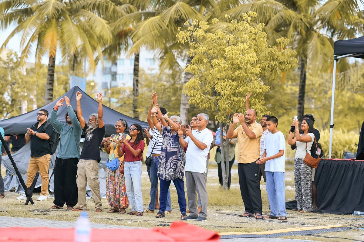 Two children's performances, Amru and Iron Echo, from the MMAC are tearing up the stage with incredible beats.

Stay tuned for MMAC senior students performing tonight.

#MaldivesExpo2025 #CreativeMaldives