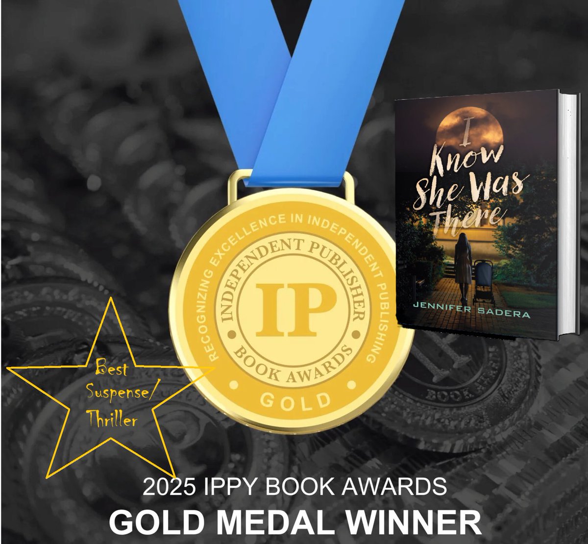 I KNOW SHE WAS THERE has won the gold medal in the 2025 IPPY Awards for best Suspense/Thriller! BIG thanks to my publisher @camcat_books, the IPPY judges, and my readers! Ironically, words can’t convey my awe and appreciation.

@camcat_books
#ippyawards
