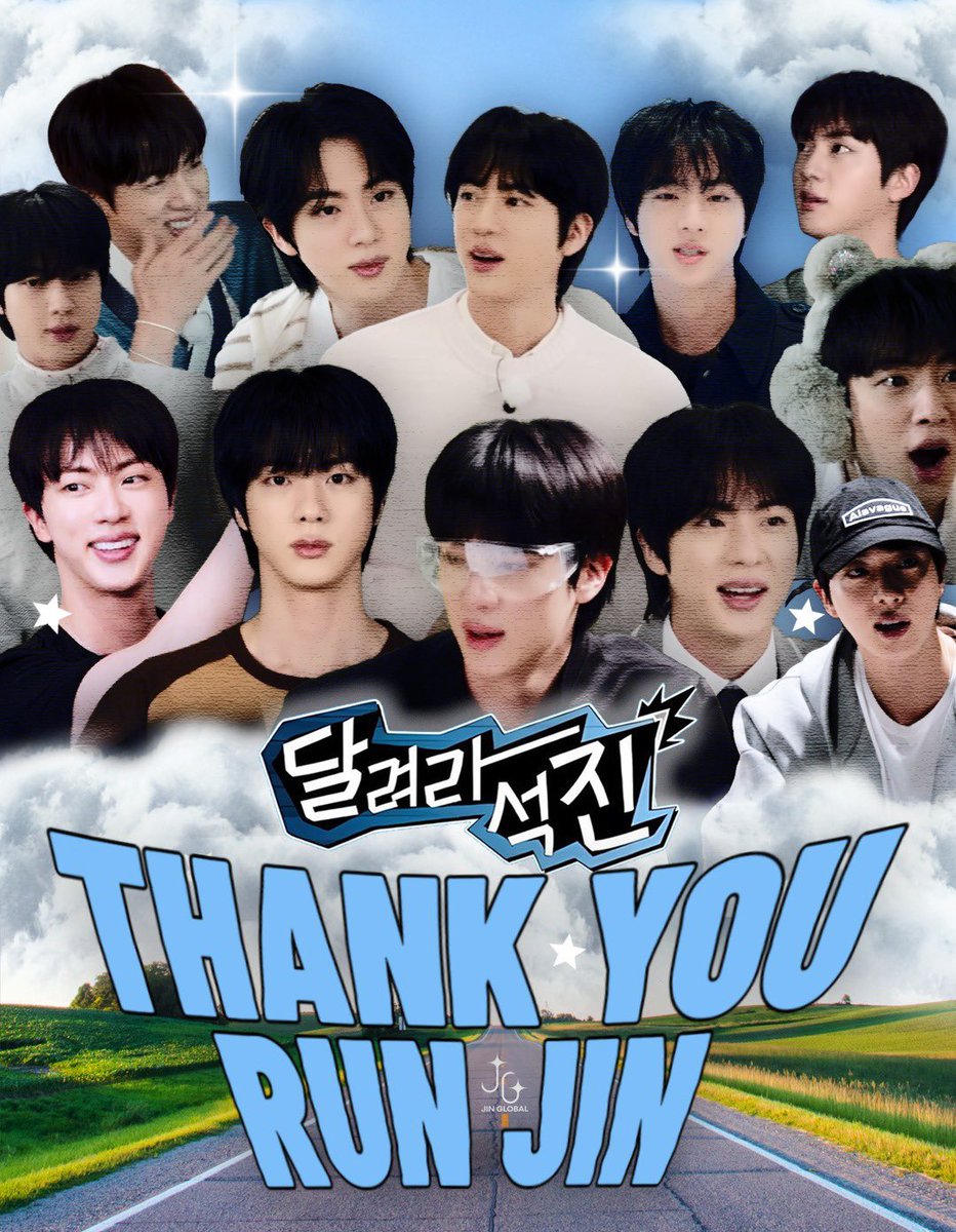 Reply and Repost with your tags for Run Jin:-

THANK YOU RUN JIN
#ThankYouJin
