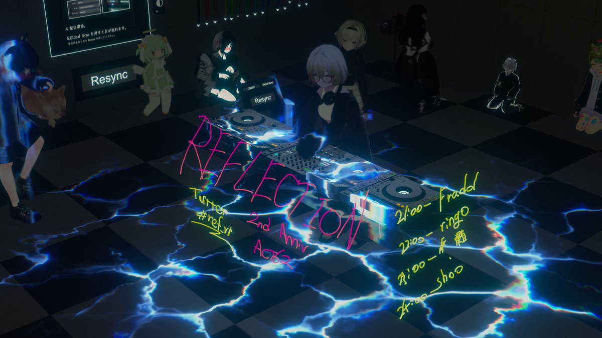 TY555888's tweet photo. Grats 2nd Anniv～♪
#ref_vr ＃VRChat https://t.co/jhgTc7Rkq0