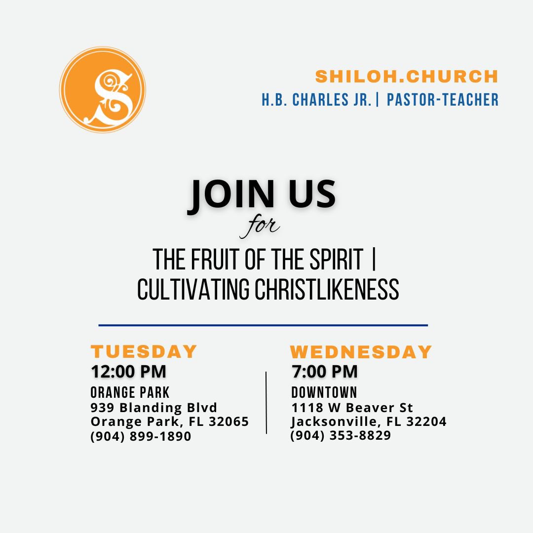 Join us for our Bible Study Series, The Fruit of the Spirit | Cultivating Christlikeness this week.
