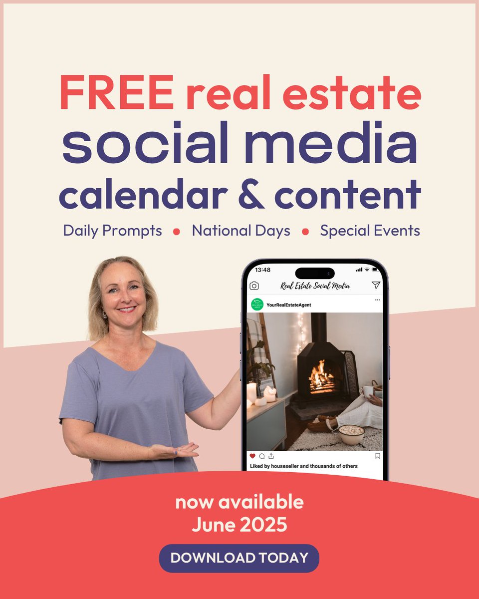 🥶Keep your socials warm this winter! Grab my FREE #socialmediacontent and #socialmediacalendar for June, made for busy #realestate professionals. Pre-written posts, ready-to-use graphics, and key dates are covered. Your content is sorted.
Download now 👉 go.hoole.co/498Usew