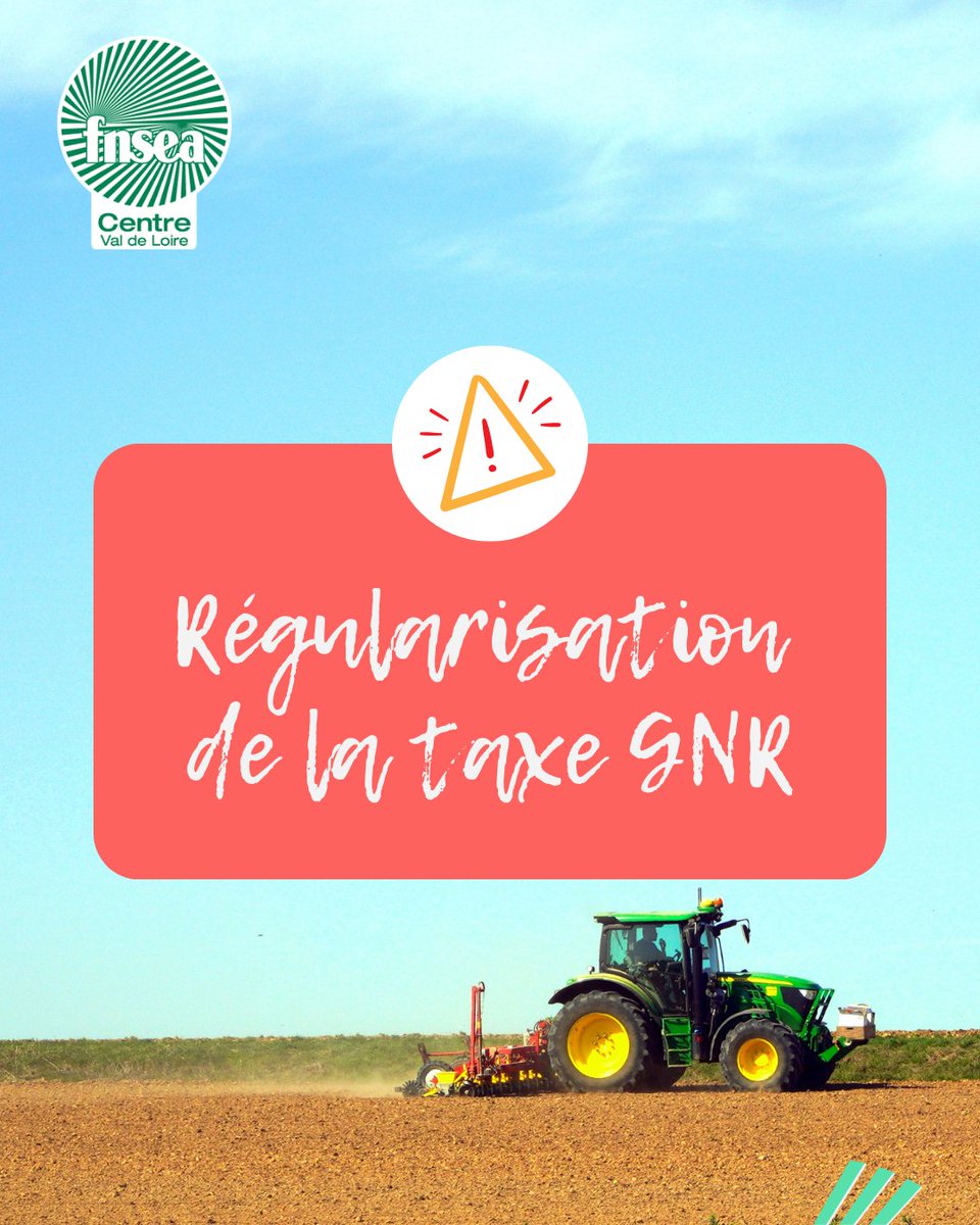 🚜 Régularisation de la taxe GNR : à faire avant le 31 déc ! 2 cas  :
✅ Avance < remboursement réel : demandez le complément dès le 01/06/2025 sur Chorus Pro
⚠️ Avance > consommation réelle : vs devez rembourser le trop-perçu via votre déclaration de TVA

#GNR #TICPE #ChorusPro