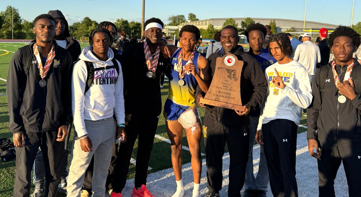 Congratulations to the Mervo Mustangs for winning the MPSSAA 4A Boys Track &amp; Field State Championship!