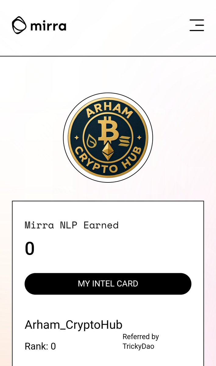 arhamchohan977's tweet photo. Gm @MirraTerminal
Meet Mirra AI โ your smart new assistant that learns, understands, and works for you.
AI isnโt the future anymore. Itโs your present.
Ready to level up with Mirra?"
#MirraAI #FutureIsNow #aicompanion https://t.co/ygciVhxZrx