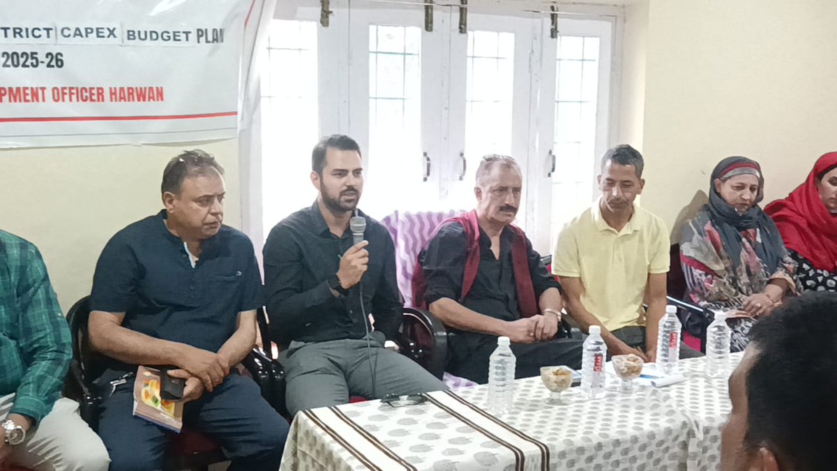 Aftab Malik (@aftabmalikddc) on Twitter photo Today, I had the privilege of attending the Gram Sabha held at Panchayat Ghar Gandtal organized under the able supervision of BDO Harwan Mr. <a href="/muksit22/">Mohammad Muqsit Wani</a> (KAS). The Sabha witnessed active participation from officers of various government departments and enthusiastic involvement from Today, I had the privilege of attending the Gram Sabha held at Panchayat Ghar Gandtal organized under the able supervision of BDO Harwan Mr. <a href="/muksit22/">Mohammad Muqsit Wani</a> (KAS). The Sabha witnessed active participation from officers of various government departments and enthusiastic involvement from