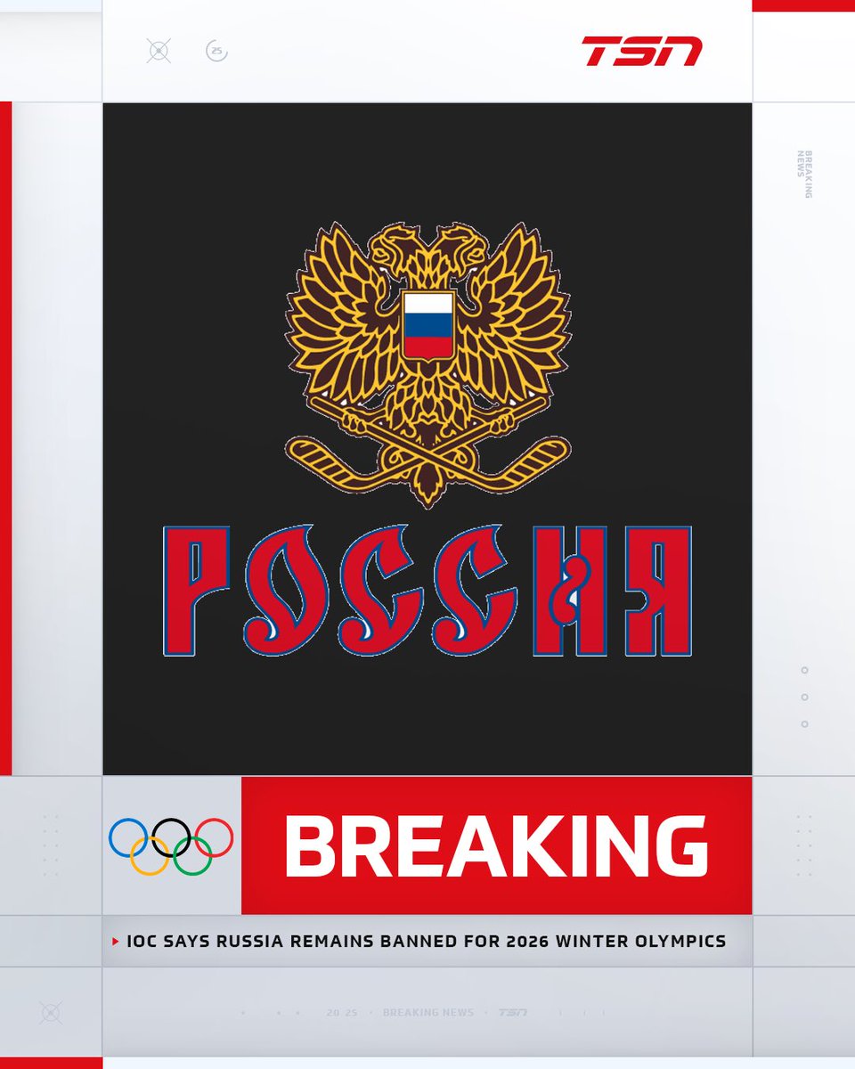The IOC confirms that Russian teams will remain banned at the Olympics. 

Per ESPN, this comes as a response to reports out of Russia that hockey officials had been in talks with the IIHF about Olympic participation. 

By IOC rule, a group of Individual Neutral Athletes cannot