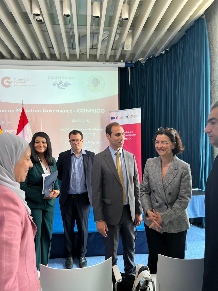 Cooperación Española (@cooperacionesp) on Twitter photo Una delegación egipcia participa desde hoy en unas jornadas de formación e intercambio sobre migración y protección en el marco de la iniciativa CONMIGO de cooperacion en gobernanza migratoria, implementada por <a href="/AECID_es/">AECID</a>
Ha inaugurado <a href="/Eva_Granados/">Eva Granados Galiano 🌹</a> en <a href="/csmediterraneo/">Casa Mediterráneo</a> de Alicante Una delegación egipcia participa desde hoy en unas jornadas de formación e intercambio sobre migración y protección en el marco de la iniciativa CONMIGO de cooperacion en gobernanza migratoria, implementada por <a href="/AECID_es/">AECID</a>
Ha inaugurado <a href="/Eva_Granados/">Eva Granados Galiano 🌹</a> en <a href="/csmediterraneo/">Casa Mediterráneo</a> de Alicante