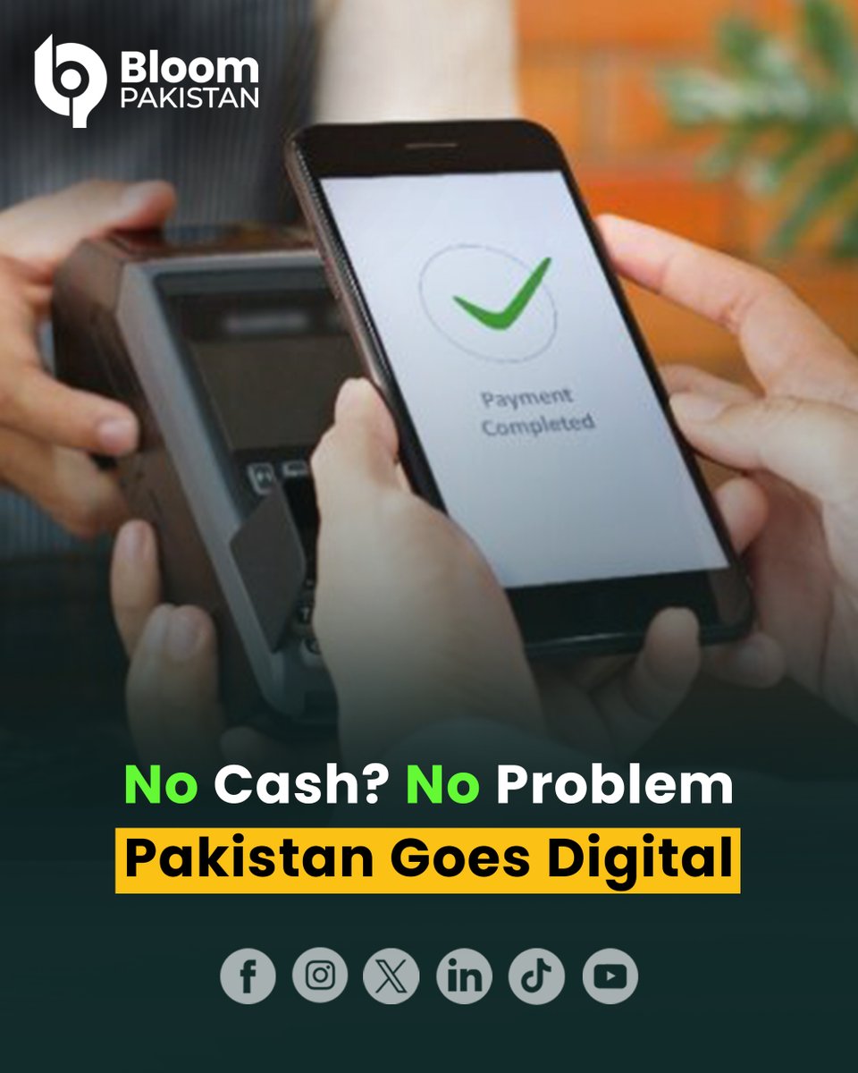 bloom_pakistan's tweet photo. Govt Pushes for Cashless Economy with Digital Payment Options
#BloomPakistan @GovtofPakistan #CashlessEconomy #DigitalPayments #GovtInitiative #FintechPakistan #DigitalPakistan
Read Complete News:
https://t.co/aCJX0GFhXo https://t.co/TCh9iweV6r