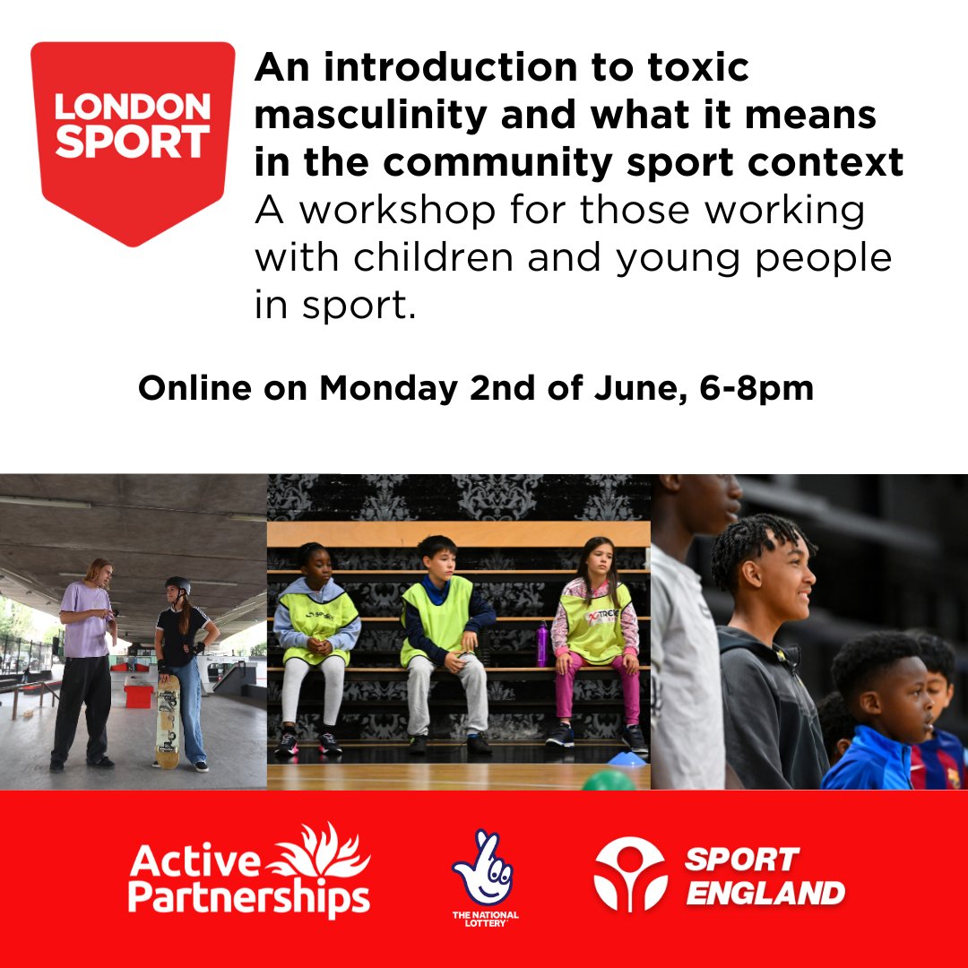 📅 As part of Child Safety Week, our SWO team has arranged for an online awareness workshop on toxic masculinity and what it means in the community sport context for those working with children and young people in sport. 

From defining incel culture to recognising harmful online